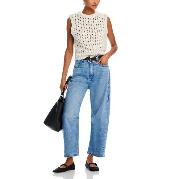 rag & bone Denim - $278 NWT Rag & Bone Charlie high-rise barrel leg jeans in Jalen Size 30